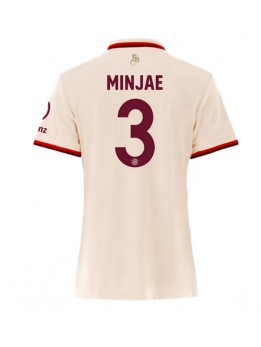 Bayern Munich Kim Min-jae #3 Ausweichtrikot für Frauen 2024-25 Kurzarm